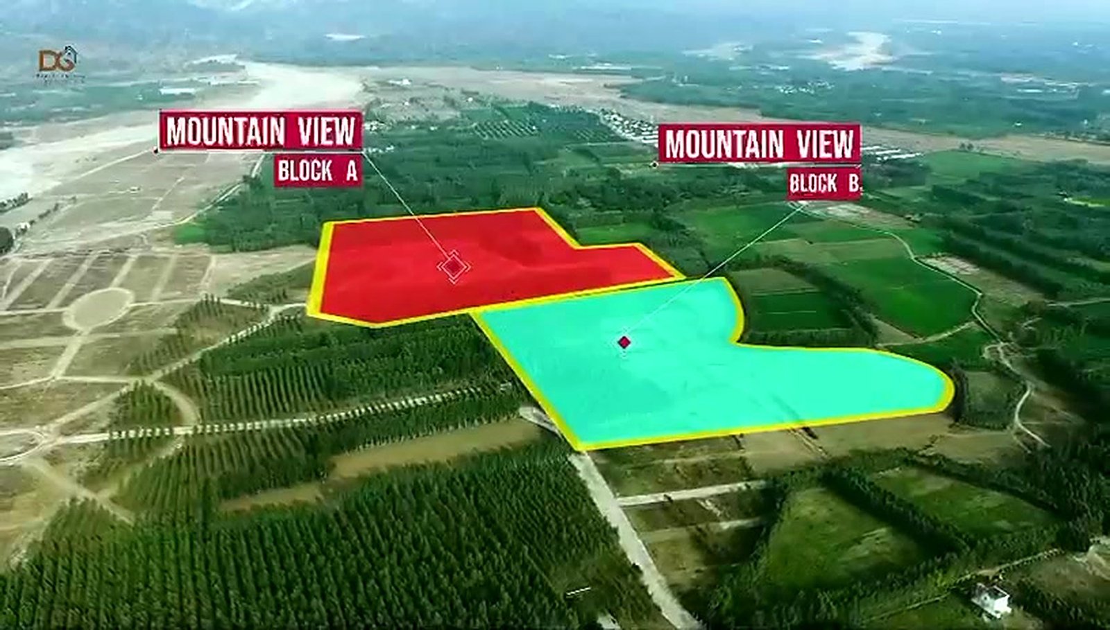 Indicative zone plan for the township